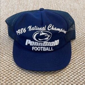 Vintage 1986 Penn State National Champions Football Cap